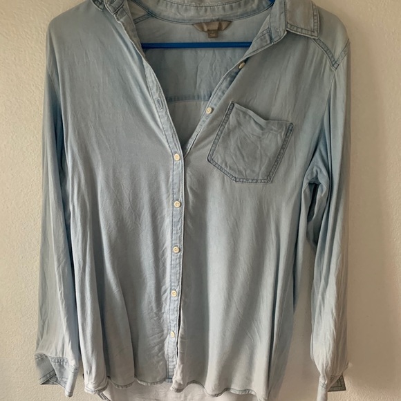 Blue button down - Picture 2 of 3